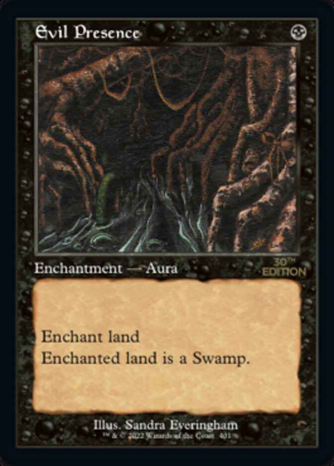 Evil Presence (Retro Frame) (30A-401) - 30th Anniversary Edition