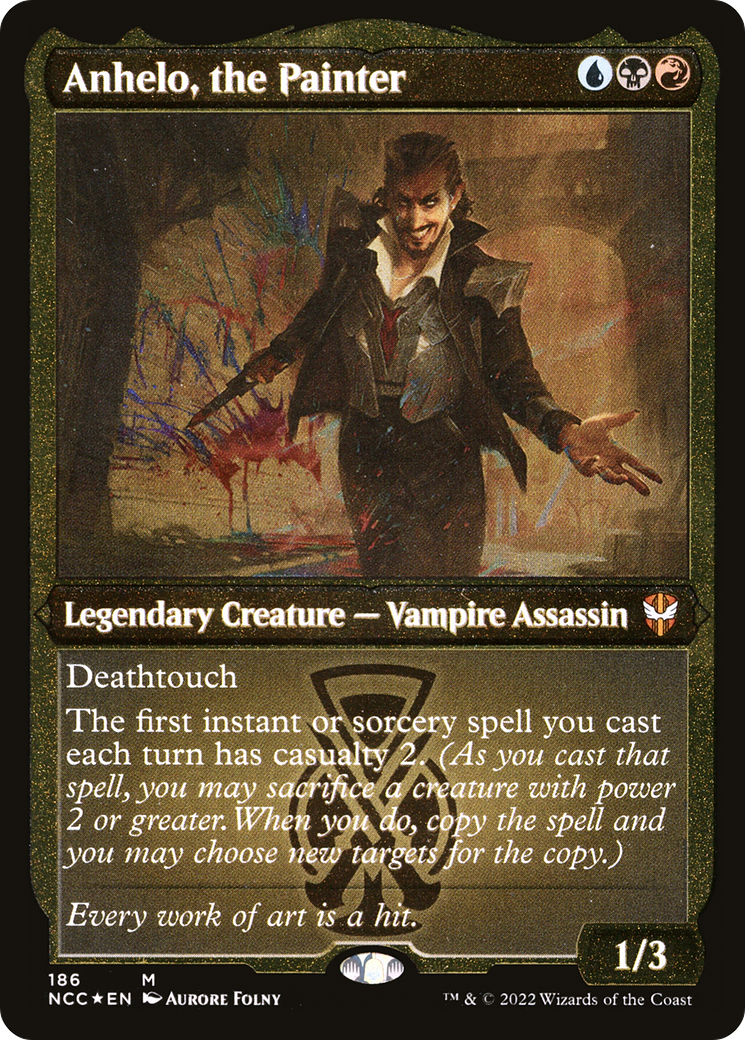 Anhelo, the Painter (Display Commander) - Thick Stock (NCC-186) - New Capenna Commander Foil