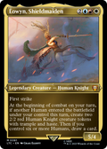 Eowyn, Shieldmaiden (Display Commander) - Thick Stock (LTC-081) - Tales of Middle-earth Commander Foil