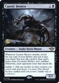 Caustic Bronco (PRE-082) - Outlaws of Thunder Junction Promos Foil