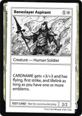 Baneslayer Aspirant (CMB1-) - Mystery Booster Playtest Cards 2021