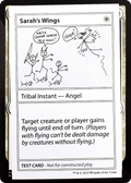 Sarah's Wings (CMB1-011) - Mystery Booster Playtest Cards 2021