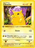 Pikachu 058/102 - Base Set Shadowless 1st Edition