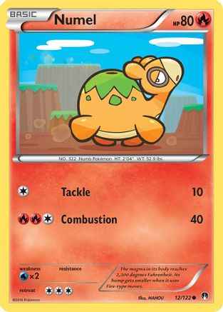 Numel 012/122 - XY  BREAKpoint Reverse Holofoil