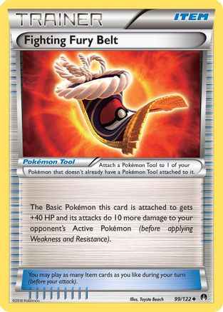 Fighting Fury Belt 099/122 - XY  BREAKpoint