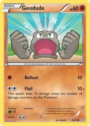 Geodude 043/83 - Generations Reverse Holofoil