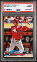 Graded 2018 Topps Update Shohei Ohtani #US285 Rookie RC Baseball Card PSA 10 Gem Mint