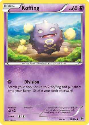 Koffing 027/124 - XY  Fates Collide