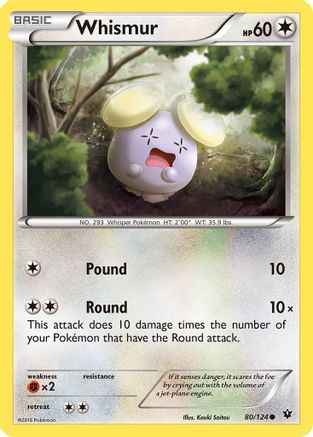 Whismur 080/124 - XY  Fates Collide