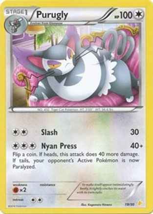 Purugly 019 - XY Trainer Kit Pikachu Libre & Suicune