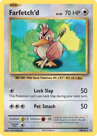 Farfetch'd 068/108 - XY  Evolutions