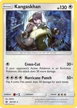 Kangaskhan 099/149 - SM Base Set Reverse Holofoil