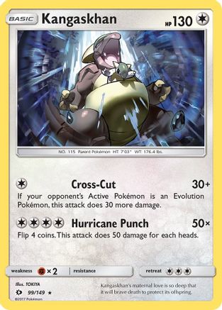 Kangaskhan 099/149 - SM Base Set Holofoil