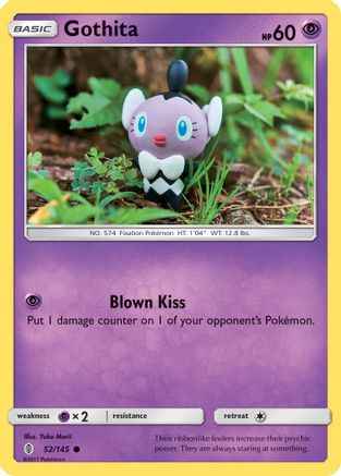 Gothita 052/145 - SM  Guardians Rising Reverse Holofoil