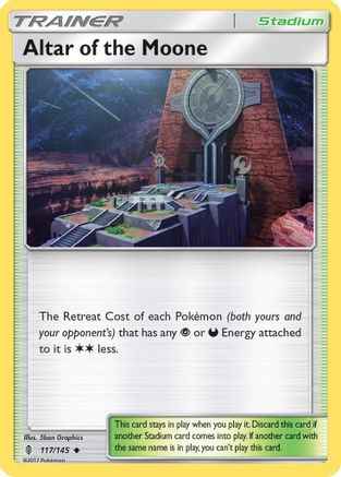 Altar of the Moone 117/145 - SM  Guardians Rising