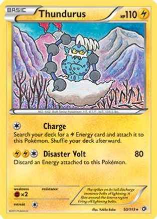 Thundurus (BW Legendary Treasures) 050/113 - Deck Exclusives