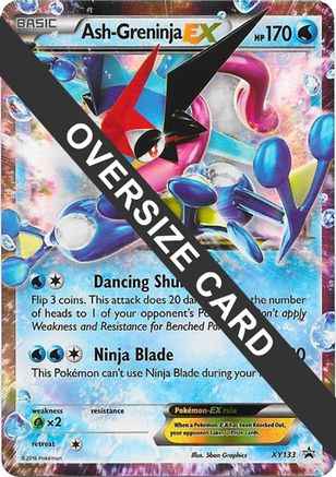 Ash-Greninja EX (XY Black Star Promos) XY133 - Jumbo Cards Holofoil