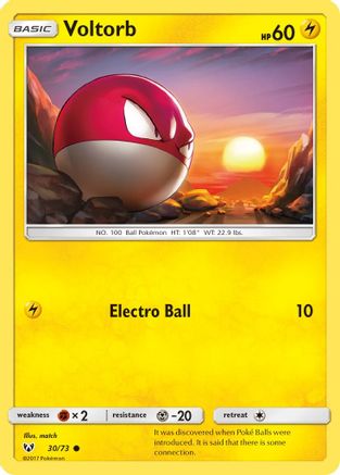 Voltorb 030/73 - Shining Legends