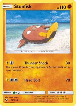 Stunfisk 046/73 - Shining Legends Reverse Holofoil