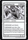 Everlasting Lich (CMB1-041) - Mystery Booster Playtest Cards 2021