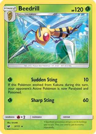 Beedrill 003/111 - SM  Crimson Invasion