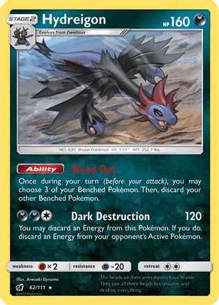 Hydreigon 062/111 - SM  Crimson Invasion