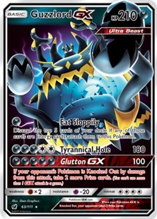 Guzzlord GX 063/111 - SM  Crimson Invasion Holofoil