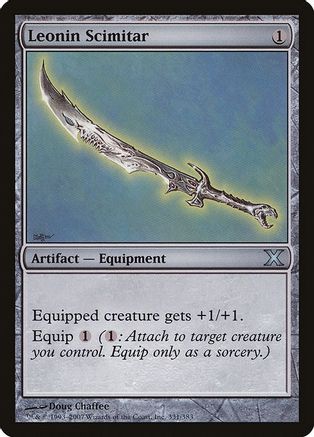 Leonin Scimitar (10E-331) - 10th Edition Foil