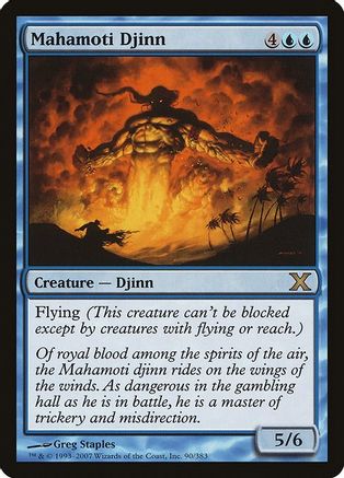 Mahamoti Djinn (10E-090) - 10th Edition Foil