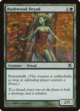 Rushwood Dryad (10E-294) - 10th Edition