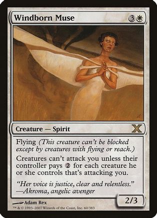 Windborn Muse (10E-060) - 10th Edition Foil