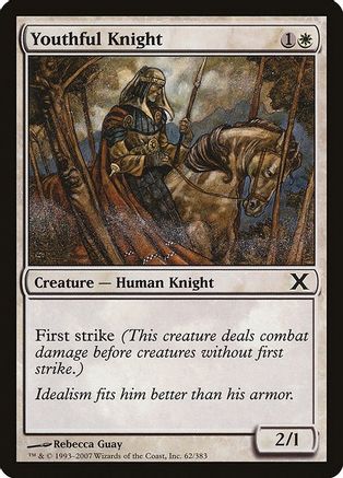 Youthful Knight (10E-062) - 10th Edition