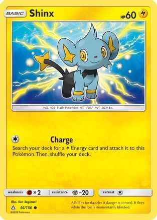 Shinx 046/156 - SM  Ultra Prism Reverse Holofoil