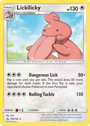 Lickilicky 103/156 - SM  Ultra Prism
