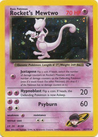 Rocket's Mewtwo /null - Gym Challenge Unlimited Holofoil