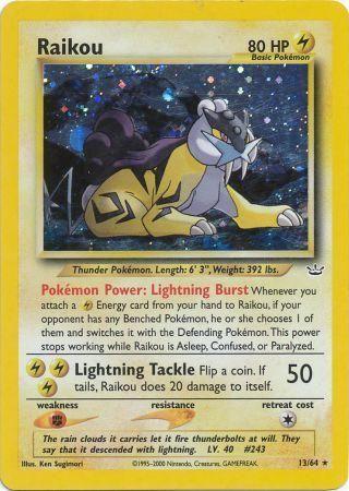 Raikou () /64 - Neo Revelation Unlimited Holofoil