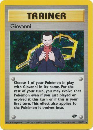 Giovanni () /null - Gym Challenge Unlimited Holofoil