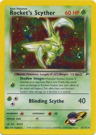 Rocket's Scyther 013/null - Gym Heroes Unlimited Holofoil