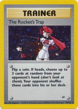 The Rocket's Trap 019/null - Gym Heroes Unlimited Holofoil