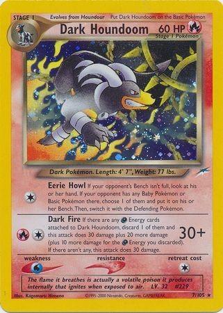 Dark Houndoom /null - Neo Destiny Unlimited Holofoil