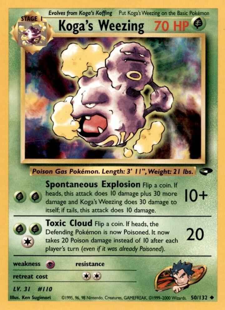 Koga's Weezing 050/132 - Gym Challenge - Unlimited