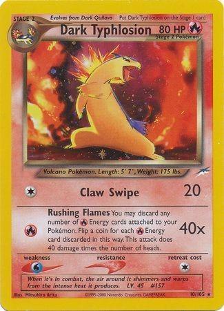 Dark Typhlosion 010/null - Neo Destiny Unlimited Holofoil