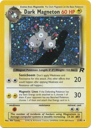 Dark Magneton 011/null - Team Rocket Unlimited Holofoil
