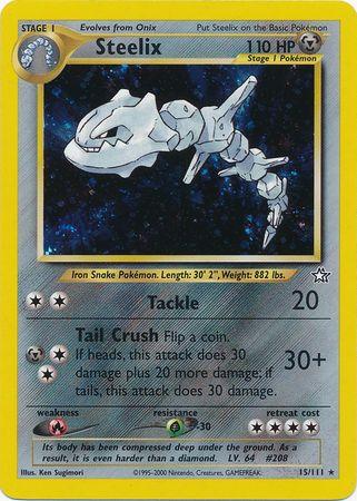 Steelix 015/null - Neo Genesis Unlimited Holofoil