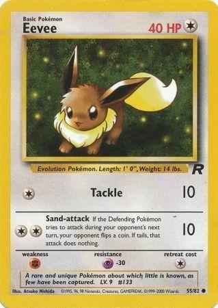 Eevee 055/82 - Team Rocket Unlimited