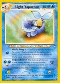 Light Vaporeon 052/105 - Neo Destiny Unlimited