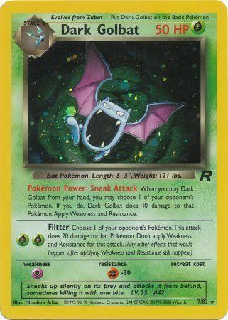 Dark Golbat 007/null - Team Rocket Unlimited Holofoil