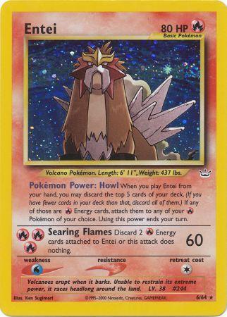 Entei () /64 - Neo Revelation Unlimited Holofoil
