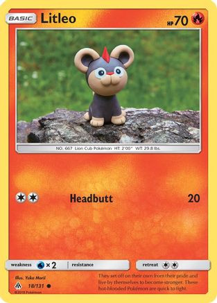 Litleo 018/131 - SM  Forbidden Light