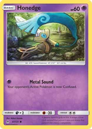 Honedge 047/131 - SM  Forbidden Light
